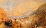 Joseph Mallord William Turner Brunnen from the Lake of Lucerne painting